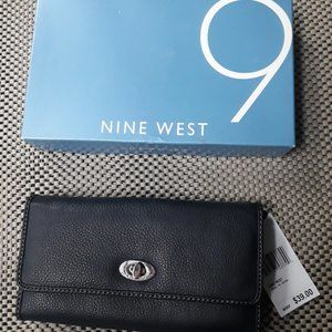 NINE WEST - BLACK WOMEN'S WALLET